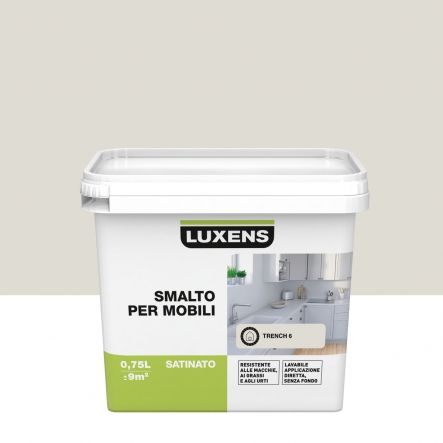 picture Luxens Trench 6 smalto mobili beige trench 6 satinato 750 ml luxens